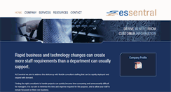Desktop Screenshot of essentral.com