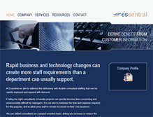 Tablet Screenshot of essentral.com